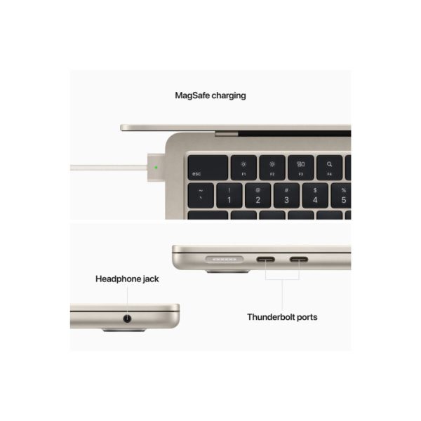 Apple MacBook Air 15'' M2 Chip 8-Core CPU 10-Core GPU 16-Core Neural Engine 8GB RAM 256GB SSD