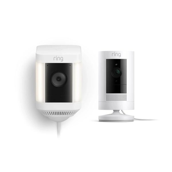 Ring Spotlight Cam Plus (Plug-In, White)