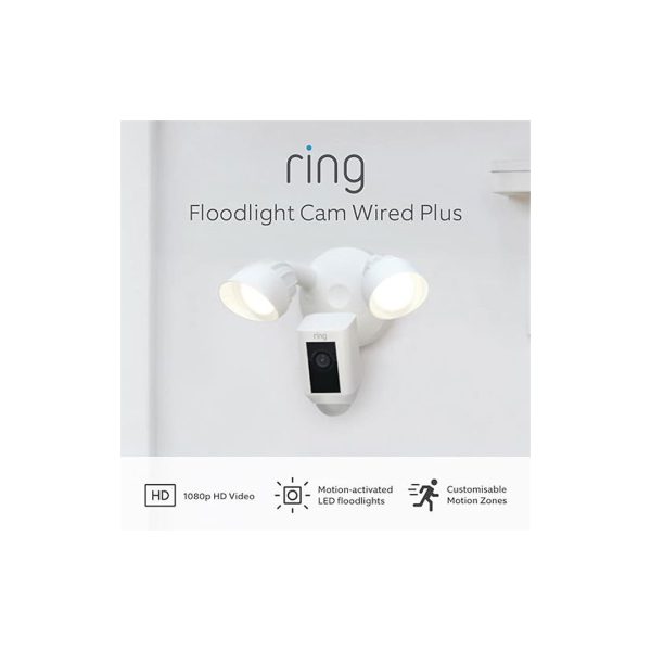 Ring Spotlight Cam Plus (Plug-In, White)